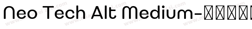 Neo Tech Alt Medium字体转换